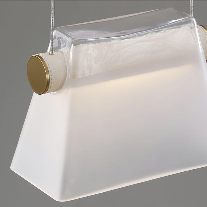 Modern Cowbell LED Handbag Shaped Pendant Light