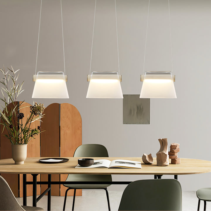 Modern Cowbell LED Handbag Shaped Pendant Light