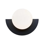 Macaron Glass Globe Bedside Wall Light