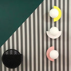 Macaron Glass Globe Bedside Wall Light