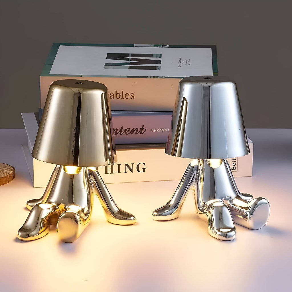 Modern Creative Rechargeable Little Man Table Lamp