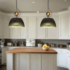 Modern Glass Bowl Kitchen Island Pendant Light