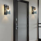 Modern Cylindrical Double Glass Wall Light