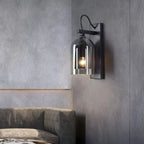 Modern Cylindrical Double Glass Wall Light