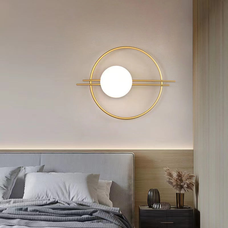 Modern Luxury Metal Ring Wall Light