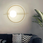 Modern Luxury Metal Ring Wall Light