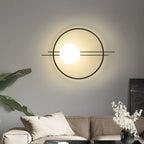 Modern Luxury Metal Ring Wall Light