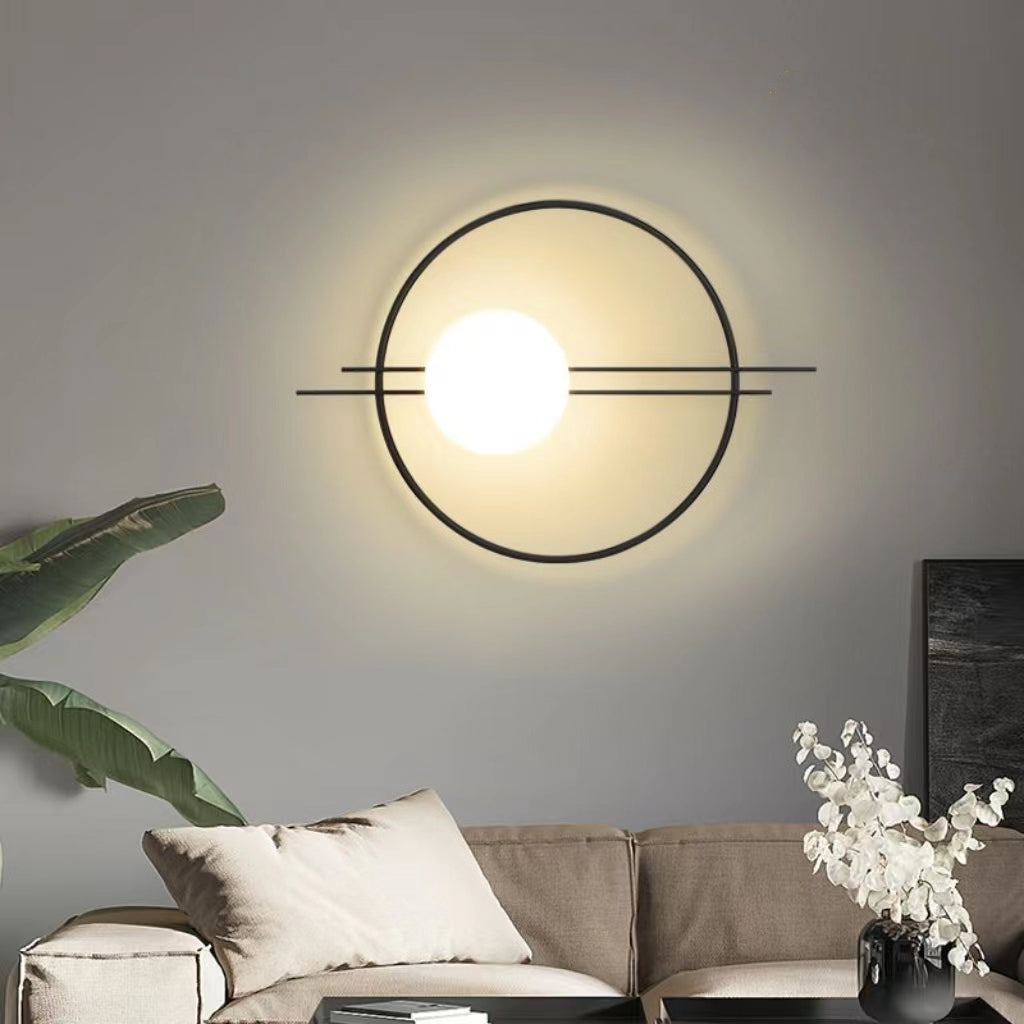 Modern Luxury Metal Ring Wall Light