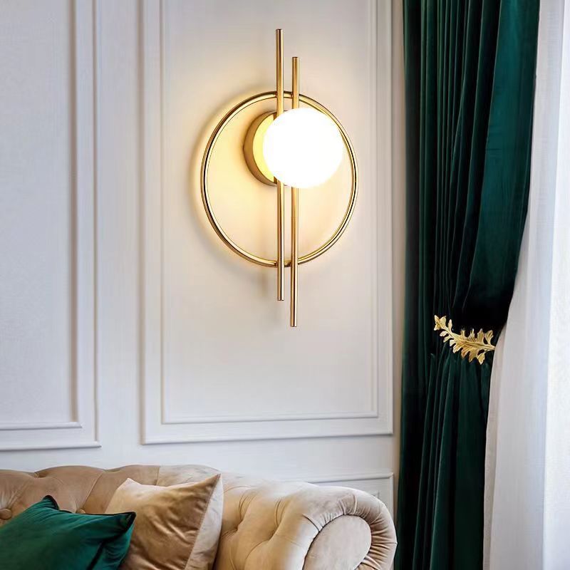 Modern Luxury Metal Ring Wall Light