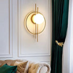 Modern Luxury Metal Ring Wall Light