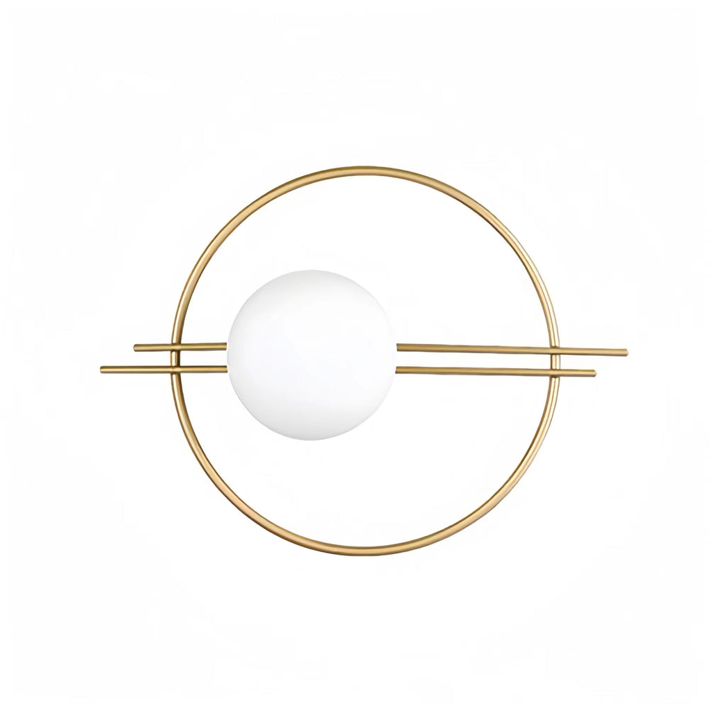 Modern Luxury Metal Ring Wall Light
