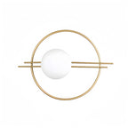 Modern Luxury Metal Ring Wall Light