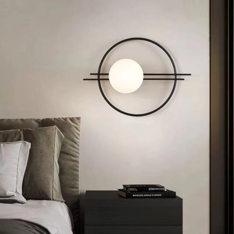 Modern Luxury Metal Ring Wall Light