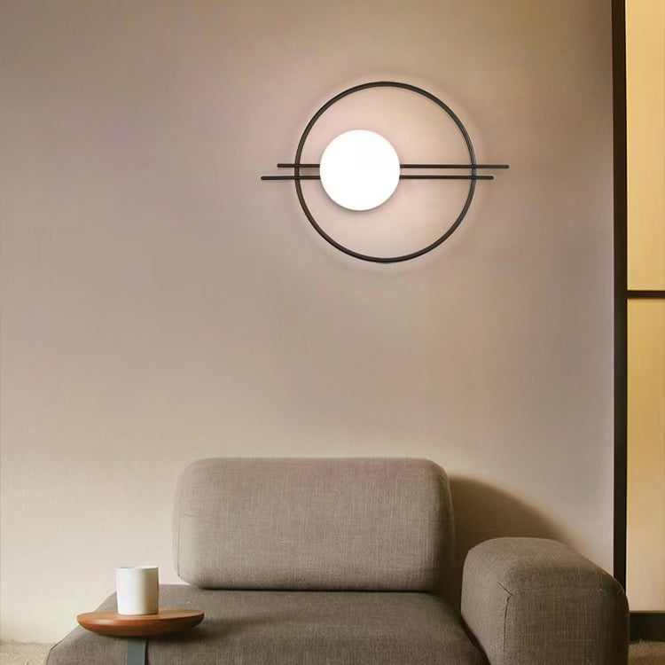 Modern Luxury Metal Ring Wall Light