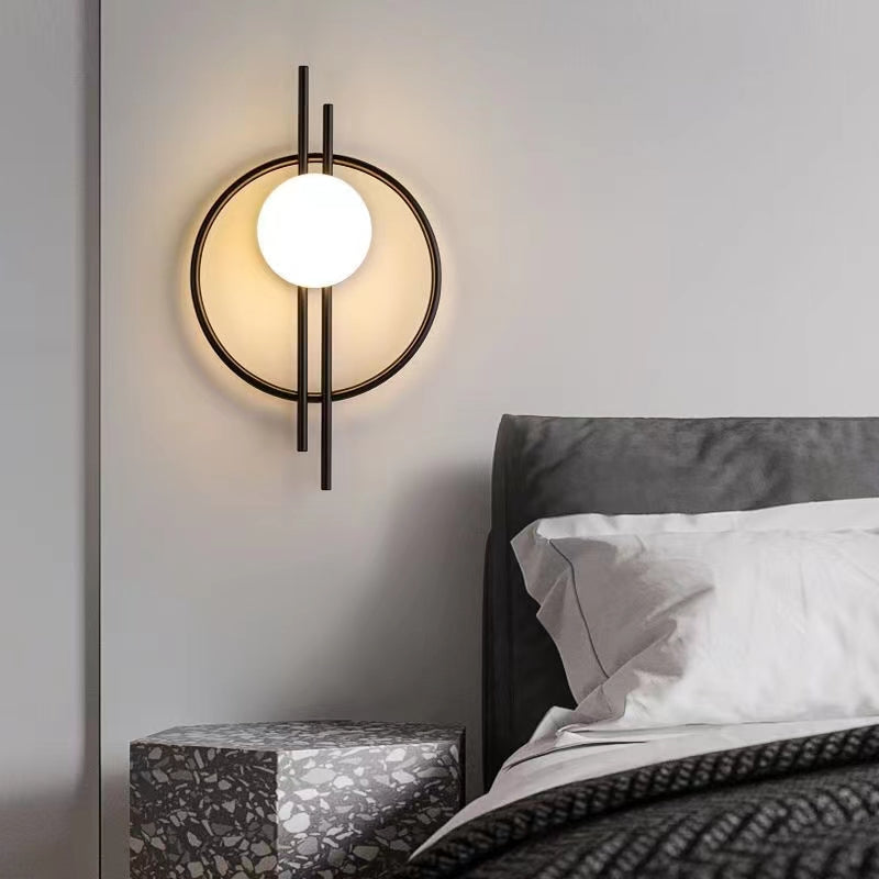 Modern Luxury Metal Ring Wall Light