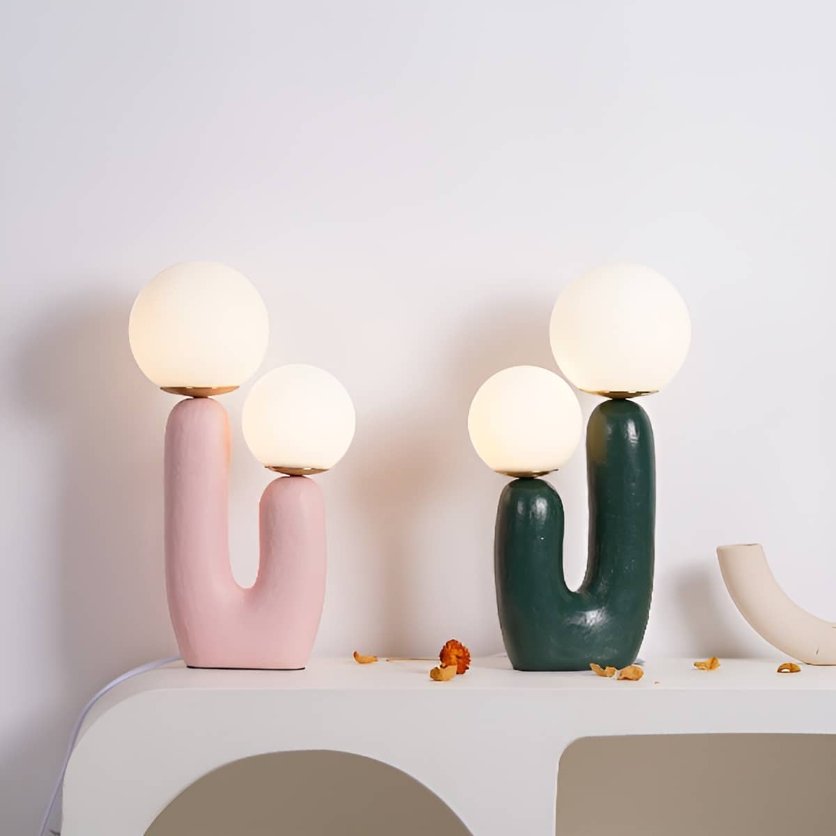 Nordic Oo Rough Contemporary Bedside Lamp