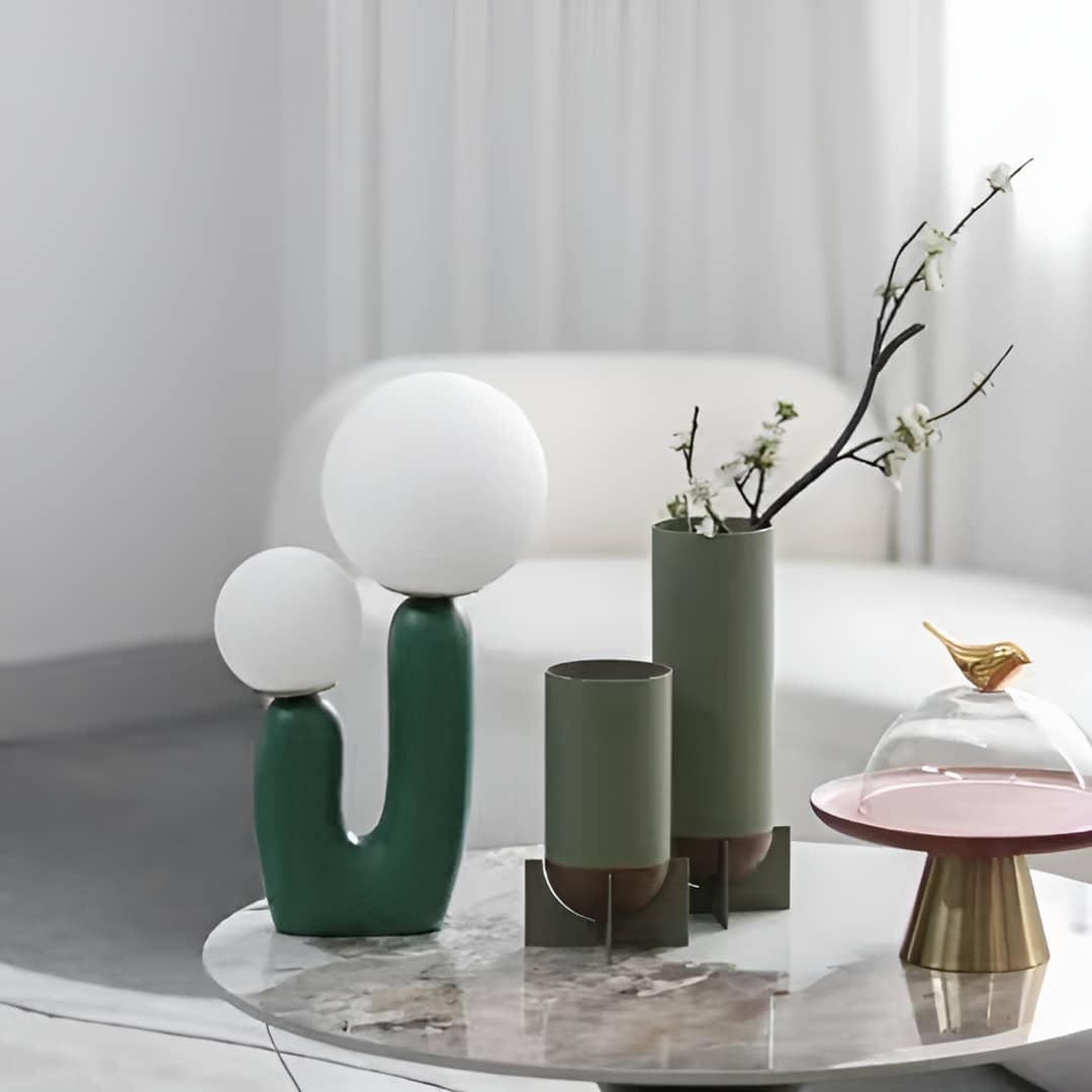 Nordic Oo Rough Contemporary Bedside Lamp
