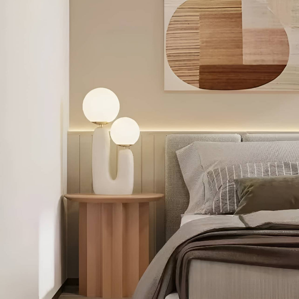 Nordic Oo Rough Contemporary Bedside Lamp