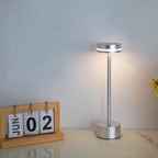 Modern Rechargeable Metal LED Table Lamp