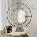 Space Age Rotatable Glass Planet Table Lamp