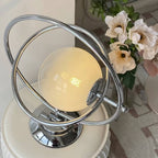Space Age Rotatable Glass Planet Table Lamp