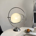 Space Age Rotatable Glass Planet Table Lamp