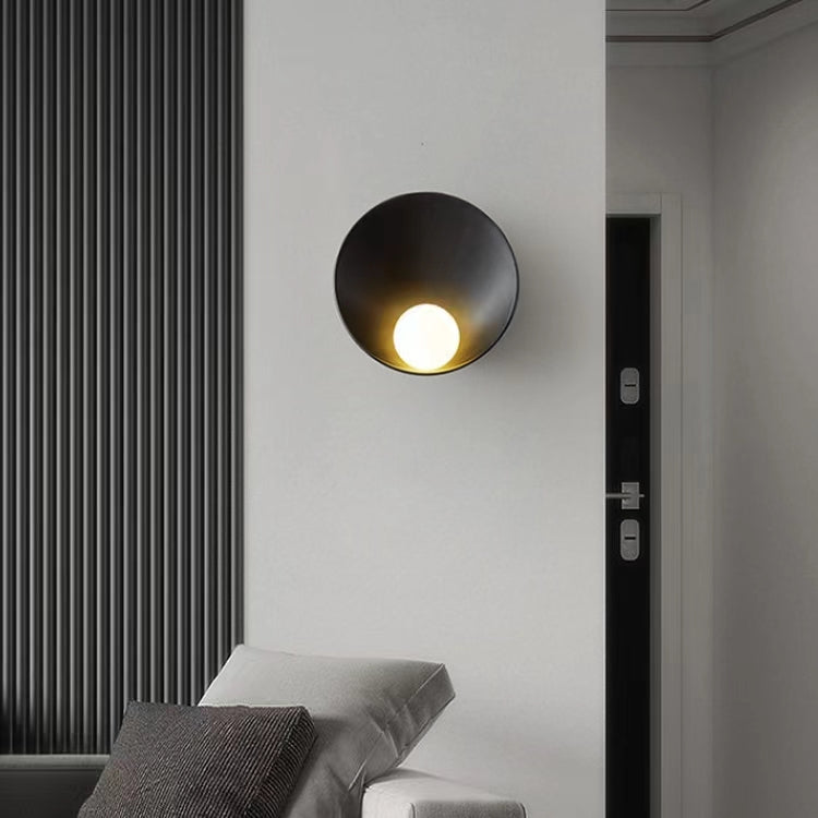 Modern Round Disc Resin Wall Light