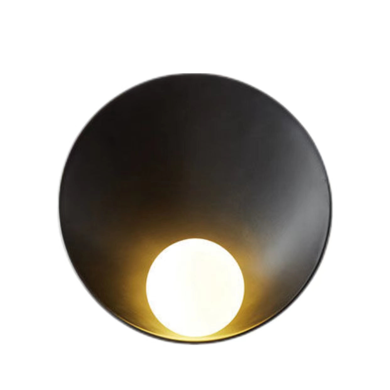 Modern Round Disc Resin Wall Light