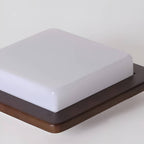 Modern Japanese Wooden Square Ceiling Light