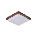 Modern Japanese Wooden Square Ceiling Light