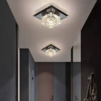 Modern Square Crystal LED Ceiling Light