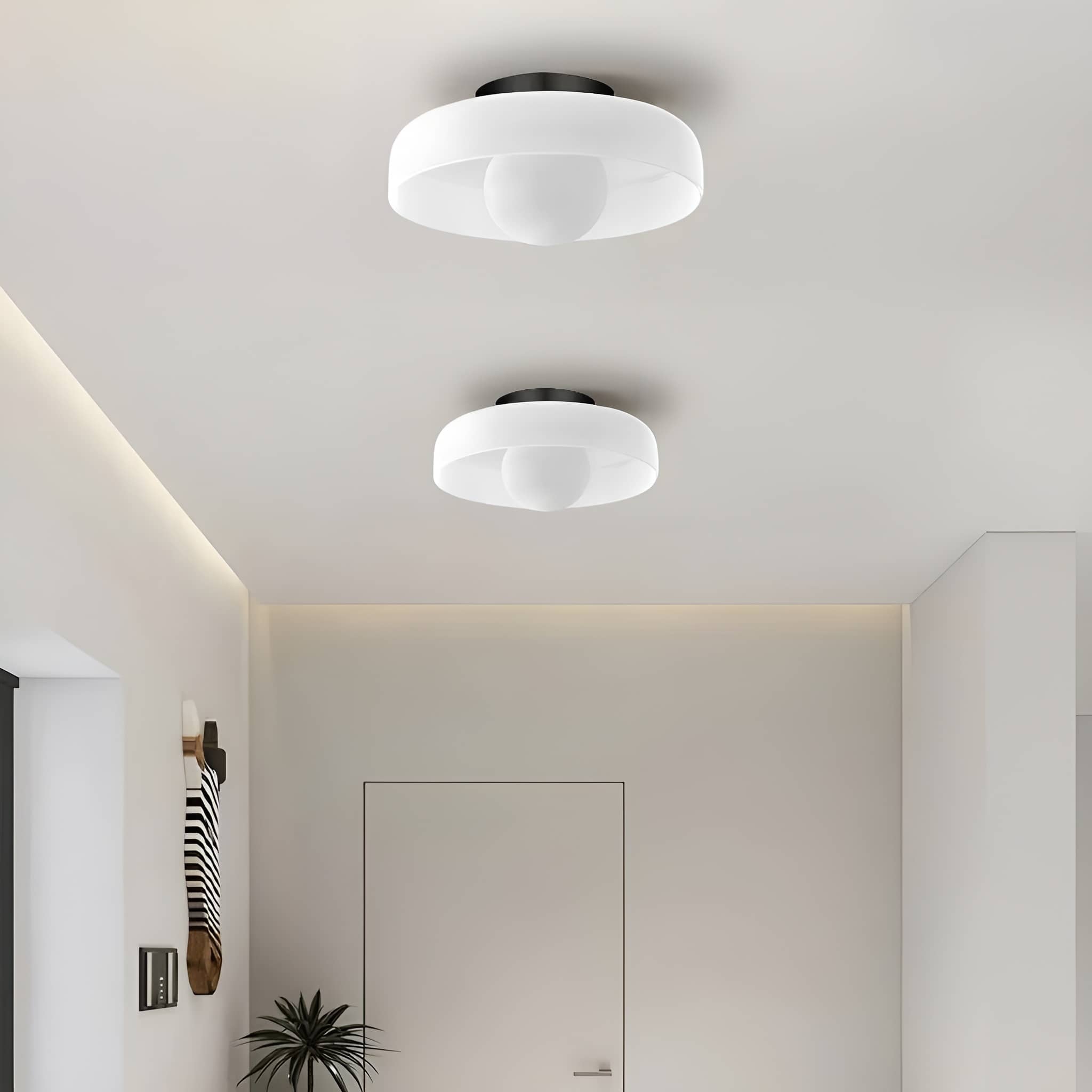 Morandi Decorative Round Glass Ceiling Light