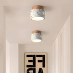 Natural Vintage Simple Round Ceiling Lamp