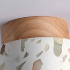 Natural Vintage Simple Round Ceiling Lamp