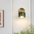 Natural Jade Vintage Dark Green Wall Light