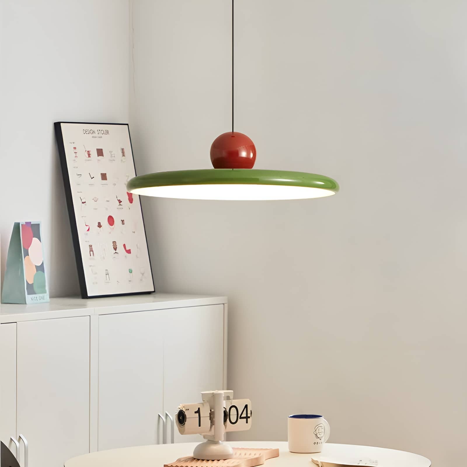 Nordic Bauhaus Flying Disc Pendant Light