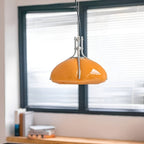 Nordic Bauhaus Pumpkin Glass Pendant Light
