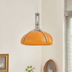 Nordic Bauhaus Pumpkin Glass Pendant Light