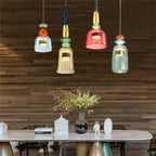 Scandinavian Design Colorful Glass Pendant Light