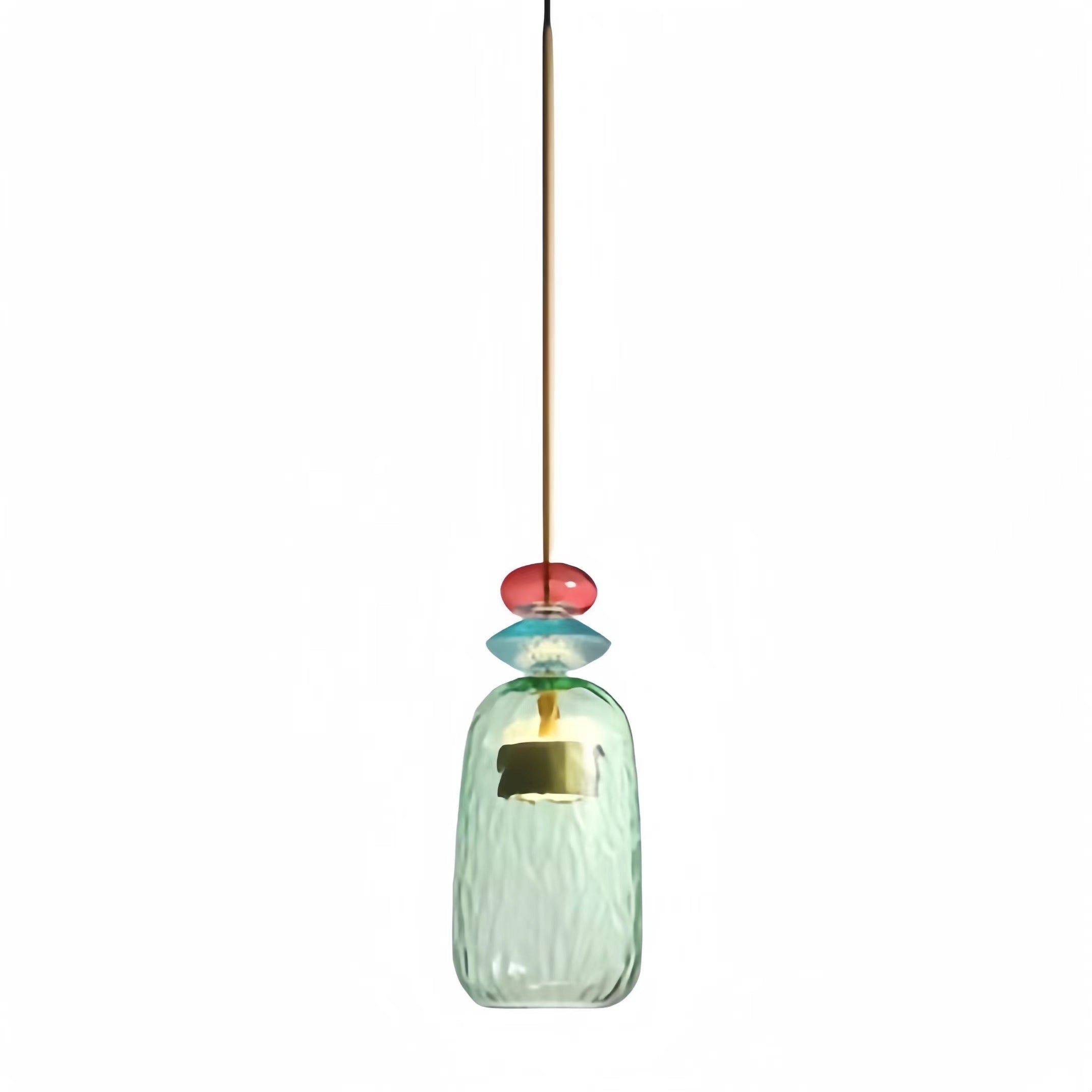 Scandinavian Design Colorful Glass Pendant Light