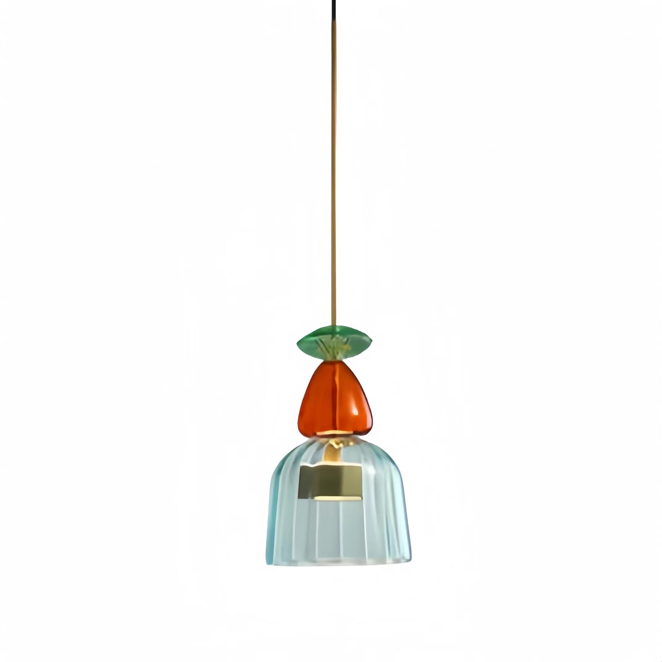 Scandinavian Design Colorful Glass Pendant Light