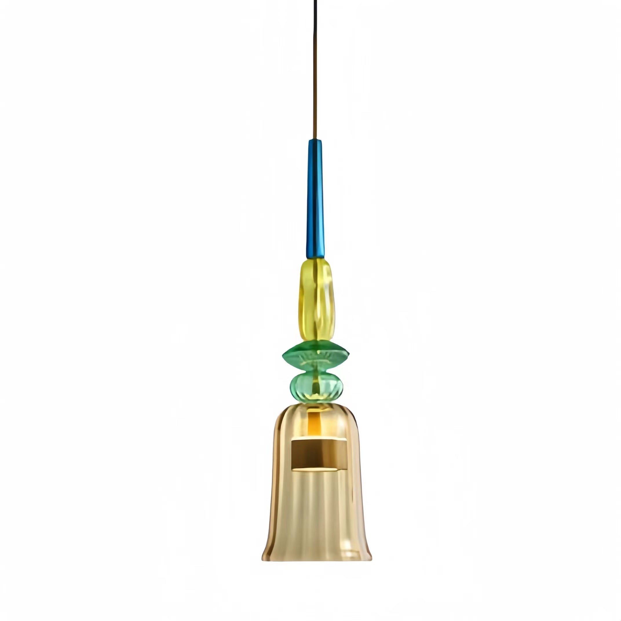 Scandinavian Design Colorful Glass Pendant Light