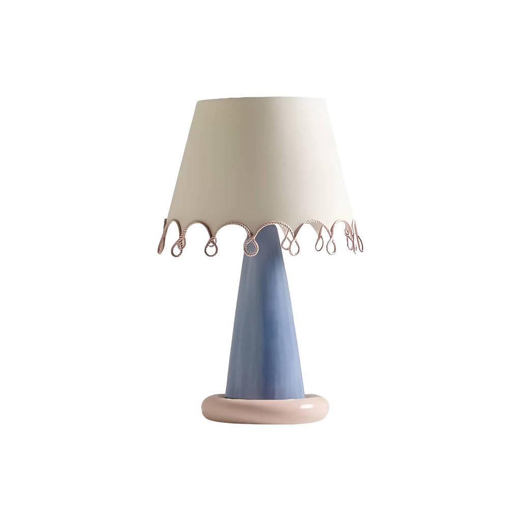 Nordic Dreamy Cream Cloth Table Lamp