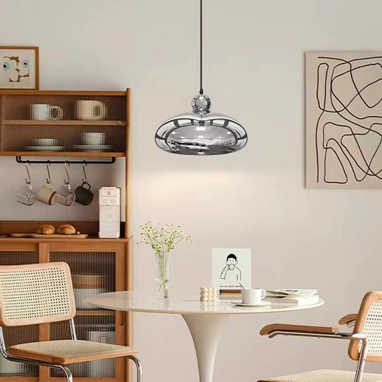 Nordic Bauhaus Style Bowl Shaped Pendant Light