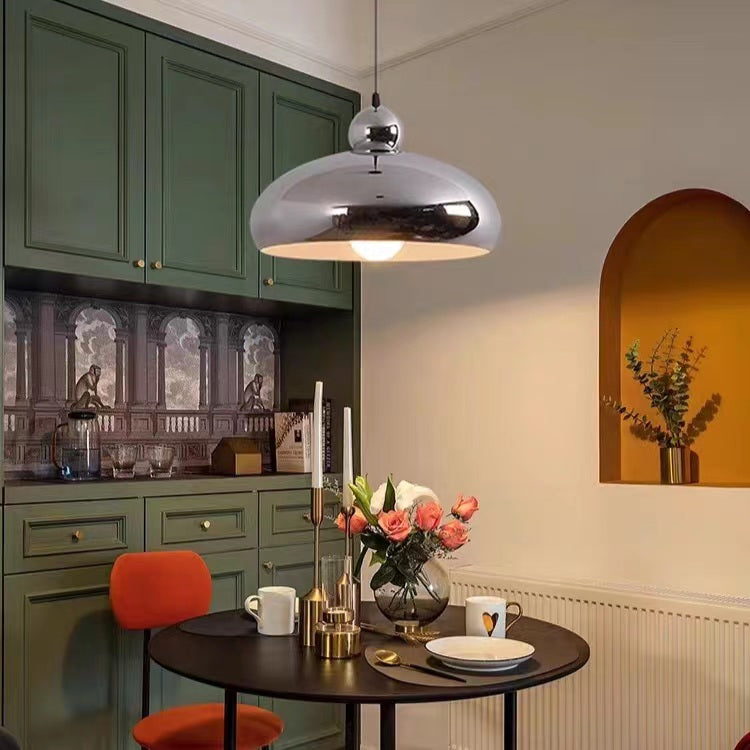 Nordic Bauhaus Style Bowl Shaped Pendant Light