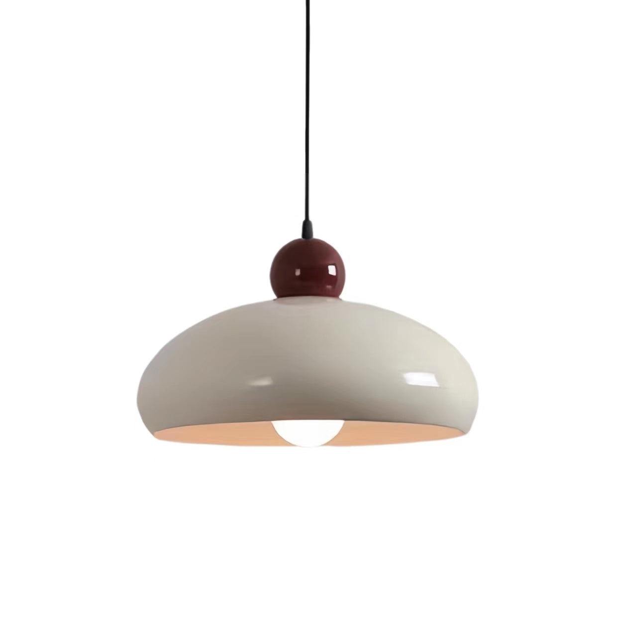 Nordic Bauhaus Style Bowl Shaped Pendant Light