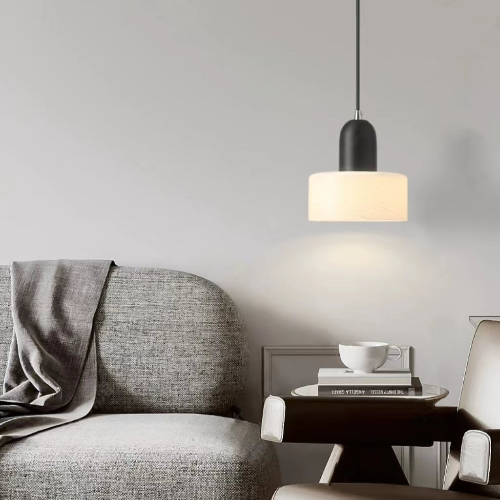Nordic Modern Cylinder Glass Pendant Light