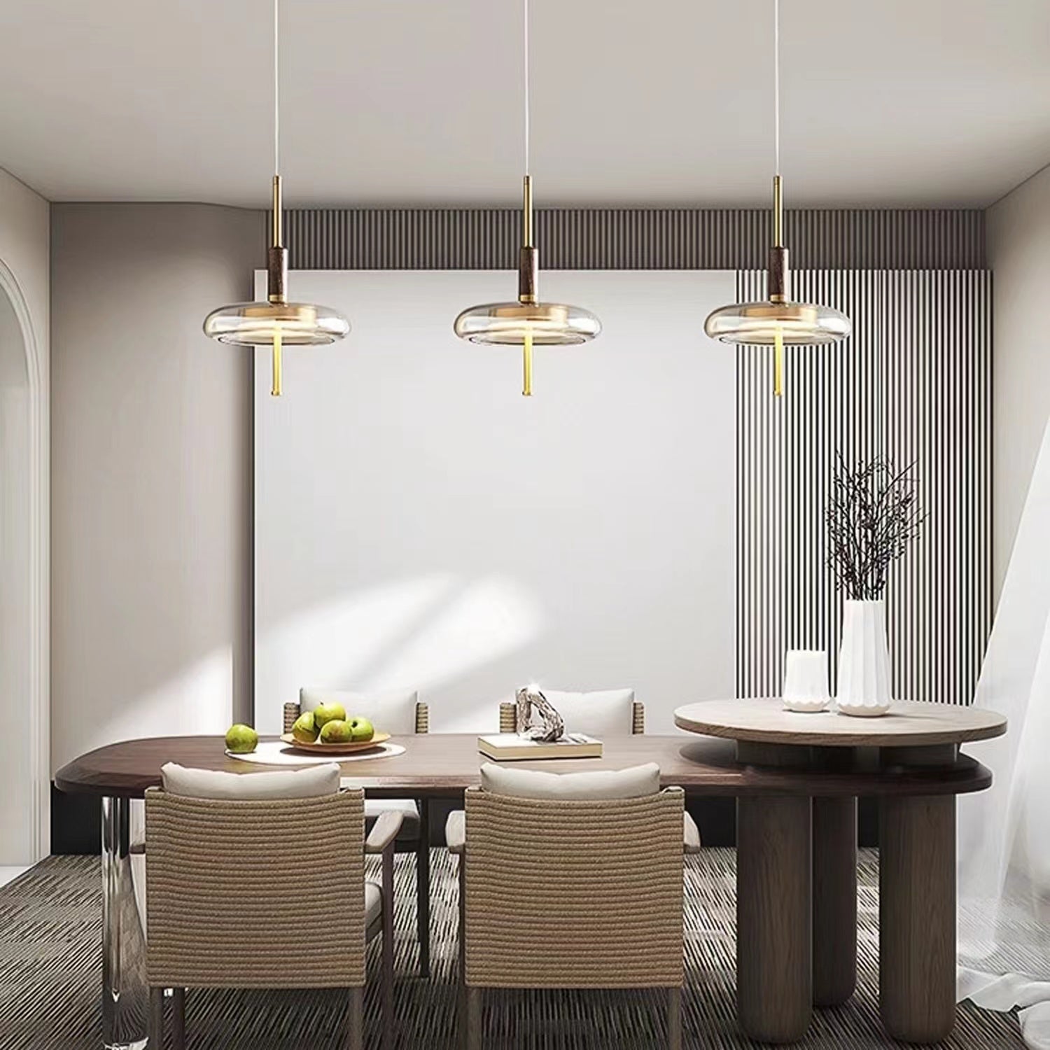 Nordic Modern Luxury Brass Pendant Light