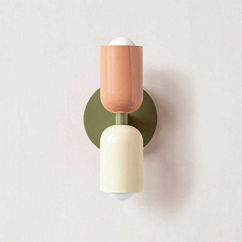 Modern Macaron Up Down Wall Light
