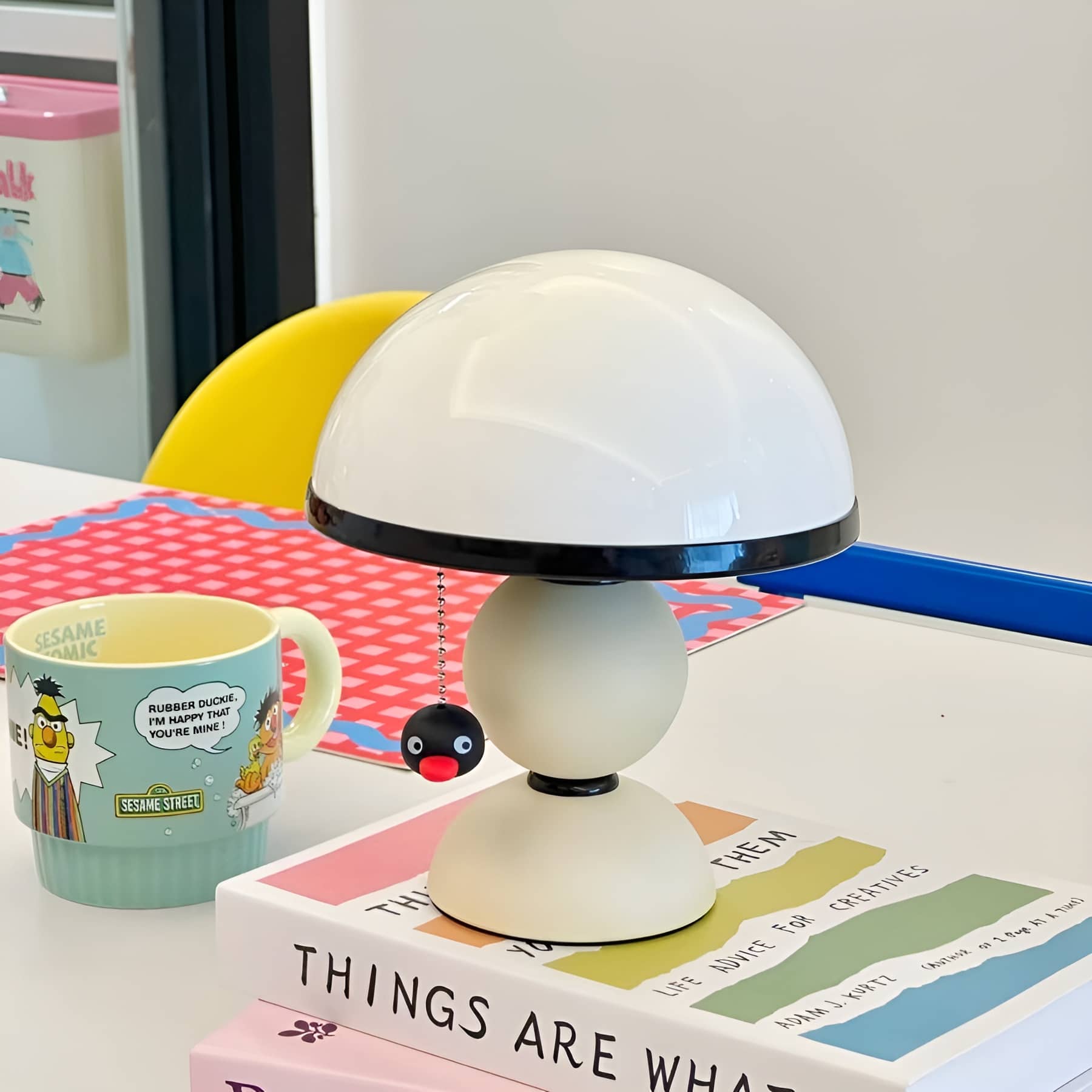 Nordic Cute Acrylic LED Rechargeable Table Lamp